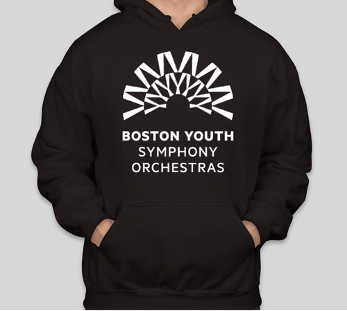 BYSO Black Pullover Hooded Sweatshirt- Youth and Adult Sizes