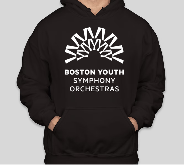 BYSO Black Pullover Hooded Sweatshirt- Youth and Adult Sizes