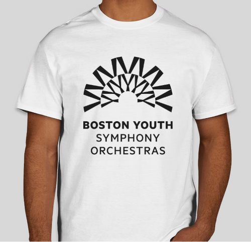 1-Sided White BYSO T-Shirt- Youth and Adult Sizes